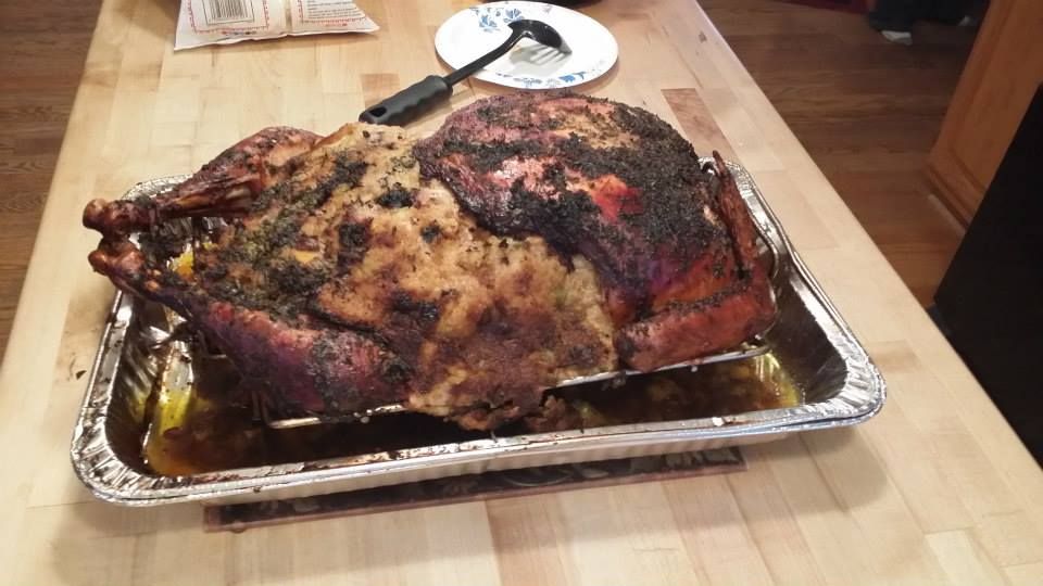 Thanksgiving Turducken on the Big Green Egg Side X Side World Forums